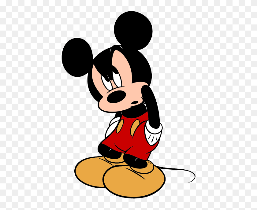 450x627 Imágenes Prediseñadas De Mickey Mouse Imágenes Prediseñadas De Disney En Abundancia - Niño Triste Clipart