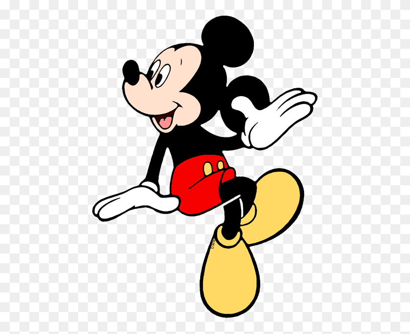 468x625 Mickey Mouse Clip Art Disney Clip Art Galore - Stretching Clipart