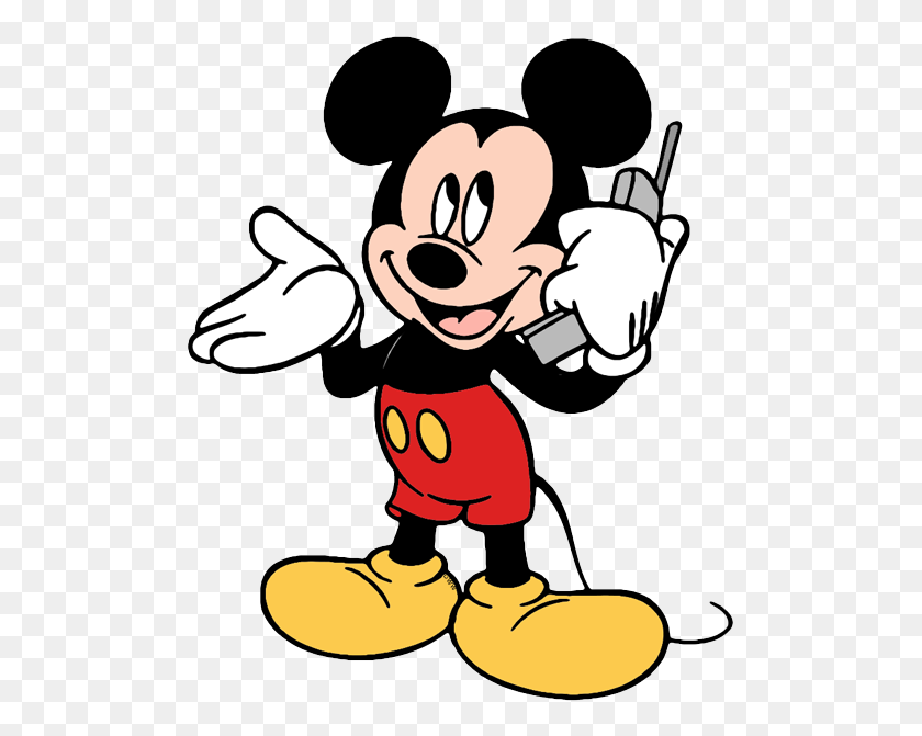 500x611 Mickey Mouse Clip Art Disney Clip Art Galore - Talking Clipart