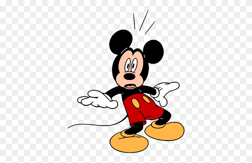 398x484 Mickey Mouse Clip Art Disney Clip Art Galore - Mickey Mouse Number 1 Clipart