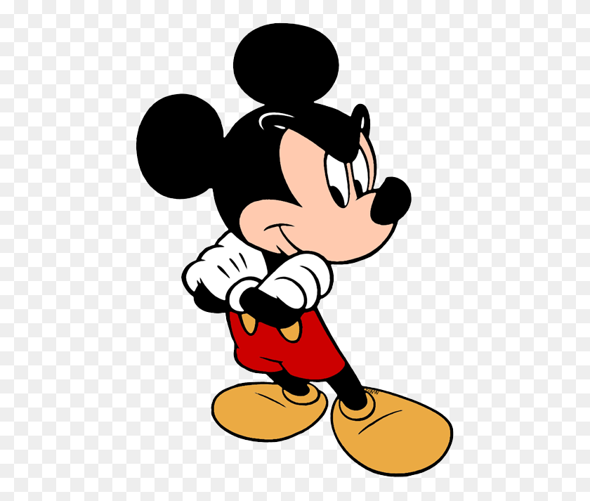 455x653 Mickey Mouse Clip Art Disney Clip Art Galore - Crossed Arms Clipart