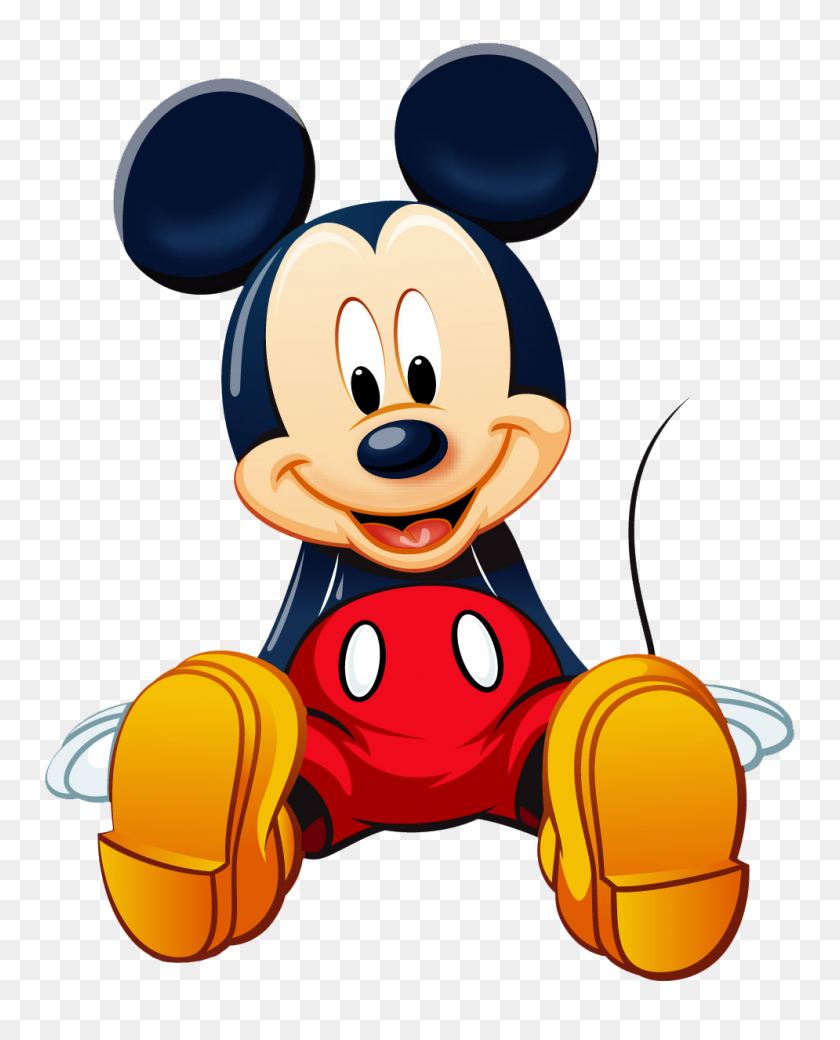995x1251 Mickey Mouse Clip Art Images Black - Friends Clipart Images