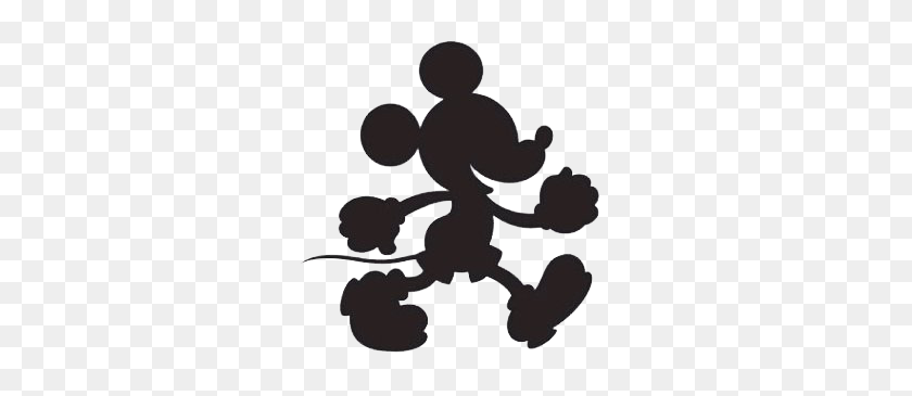 307x305 Mickey Mouse Clipart Black And White - Mice Clipart Black And White