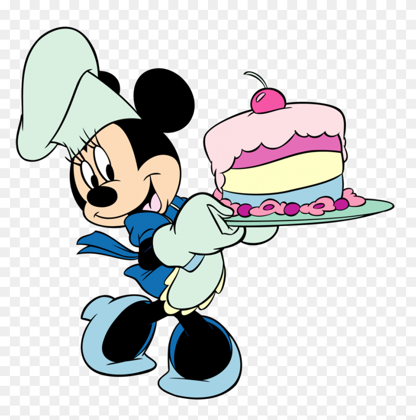 900x911 Mickey Mouse Clipart Chef - Baker Hat Clipart