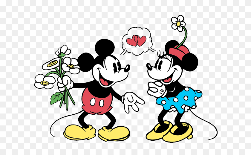 626x459 Mickey Mouse Clipart Pareja - Mickey Mouse Clipart Gratis