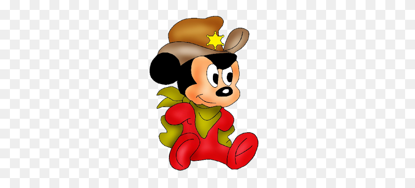 320x320 Mickey Mouse Clipart Cowboy - Baby Mickey Mouse Clipart