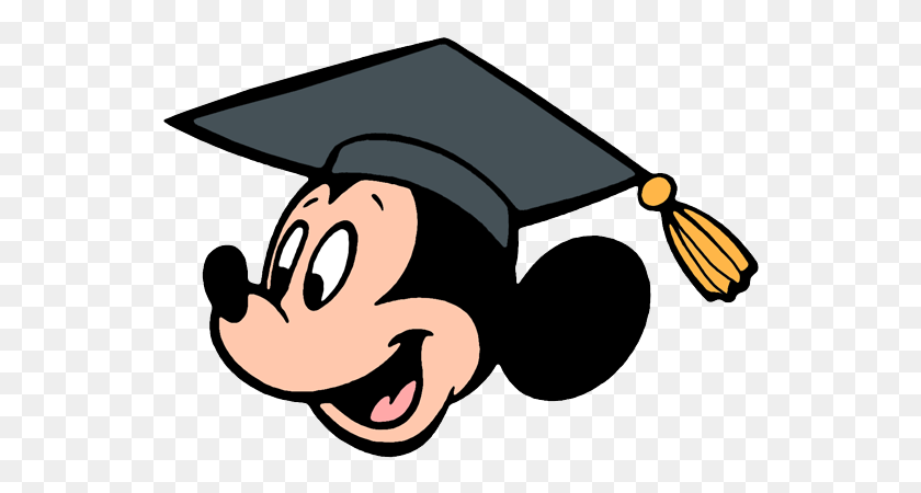 549x390 Mickey Mouse Clipart Graduate - Graduación 2018 Clipart