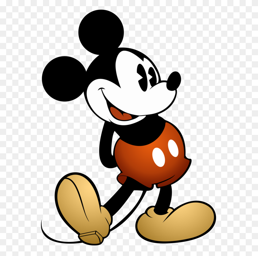 576x775 Mickey Mouse Clipart Old - Mickey Head Clipart