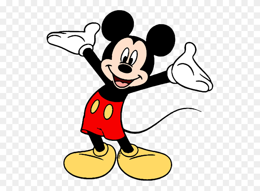 545x556 Mickey Mouse Clipart Transparent Background Mickey Mouse Clip - Watchtower Clipart