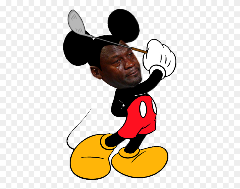 398x602 Mickey Mouse Llorando Michael Jordan Conoce Tu Meme - Michael Jordan Llorando Png