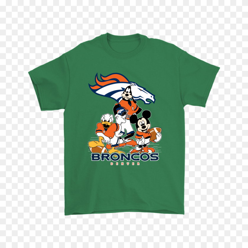 1024x1024 Mickey Mouse Denver Broncos American Football Shirts - Denver Broncos Logo PNG