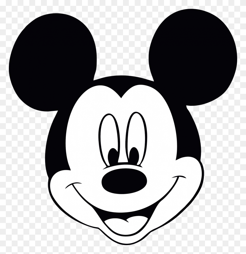 Mickey Mouse Cartoon Face