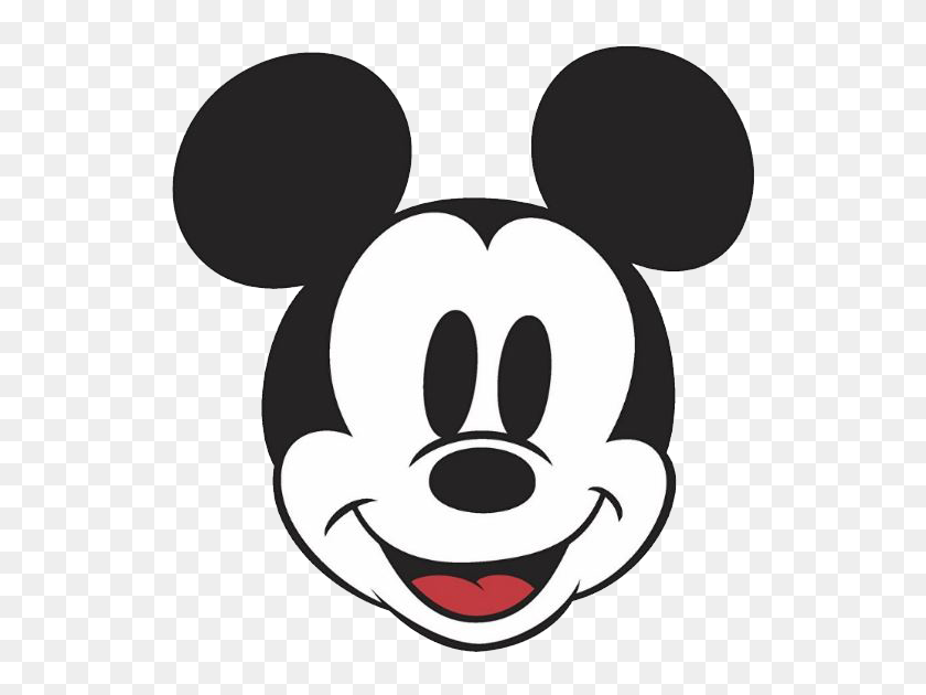 551x570 Mickey Mouse Faces Clipart - Mickey Mouse Face PNG