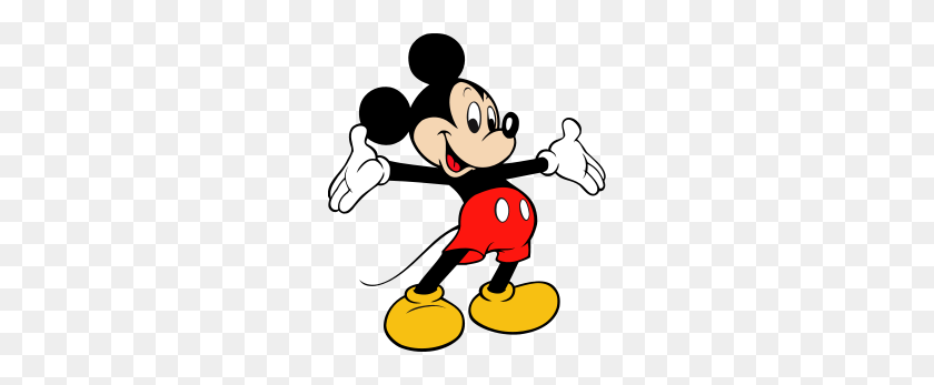 250x287 Mickey Mouse Hechos - Walt Disney Png