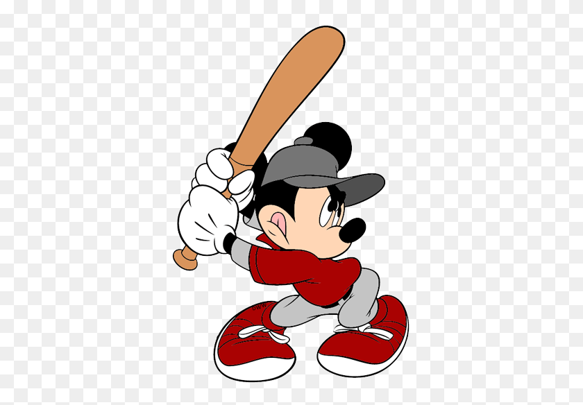 350x524 Mickey Mouse Football Clipart Clip Art Images - Baseball Player Clipart