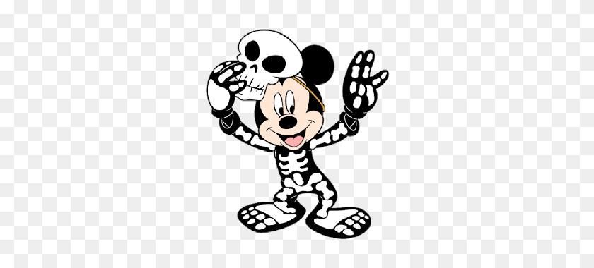 320x320 Las Imágenes Prediseñadas De Mickey Mouse Halloween Se Pueden Copiar Gratis Para Su - Clipart Transparente De Halloween