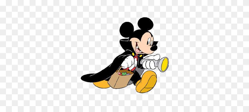 320x320 Las Imágenes Prediseñadas De Mickey Mouse Halloween Se Pueden Copiar Gratis Para Su - Clipart De Personajes De Halloween