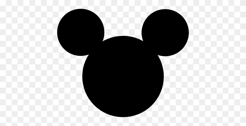 450x371 Mickey Mouse Head And Ears - Mickey Ears PNG