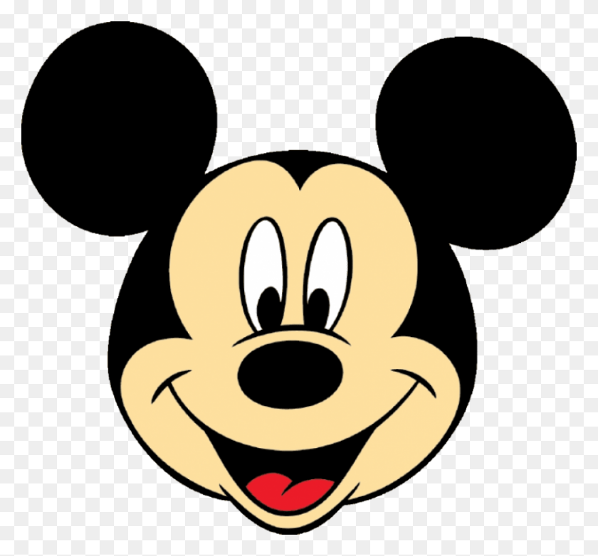 850x787 Mickey Mouse Head Png - Head PNG