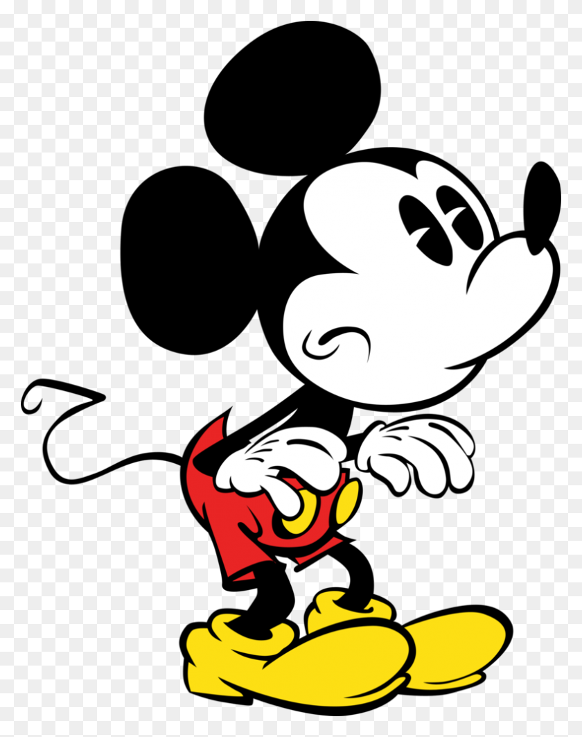 788x1014 Mickey Mouse Mickey Mouse Is In The House Part - Vitruvian Man Clipart