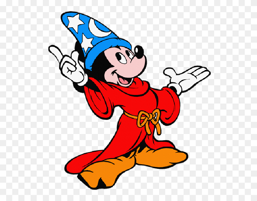 600x600 Mickey Mouse Mickey The Sorcerer Disney Halloween Characters Clip - Mickey Hands Clipart