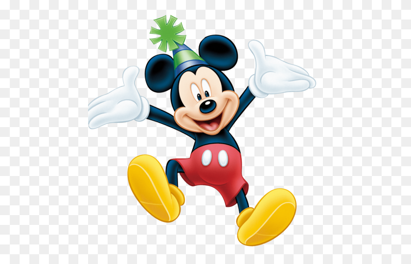 480x480 Mickey Mouse Png - Mickey Mouse Número 1 Clipart