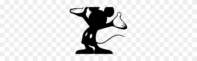 246x200 Mickey Mouse Ribbon Png Png Image - Mickey Mouse Silhouette PNG