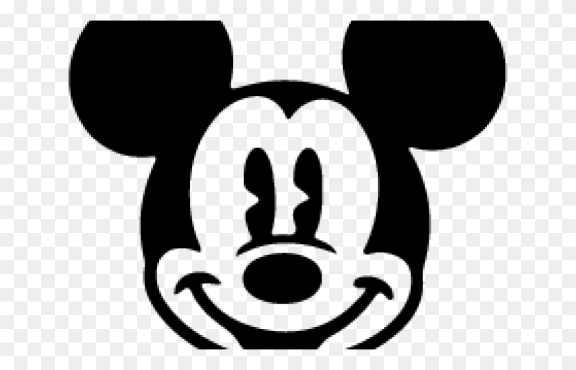 640x480 Mickey Mouse Silhouette - Mickey Mouse Silhouette PNG