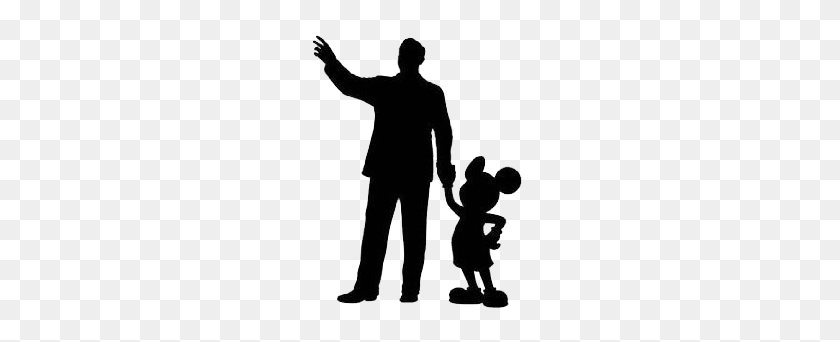 225x282 Mickey Mouse Silhouette Png, Mickey Mouse Silhouette Silhouette - Mickey Mouse Silhouette PNG