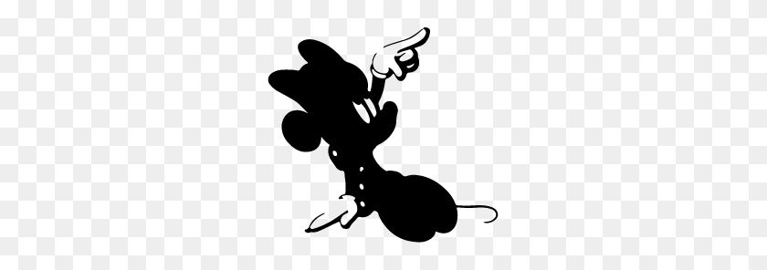 253x236 Mickey Mouse Silhouettes Silhouettes Of Mickey Mouse Free - Mickey Mouse Silhouette PNG