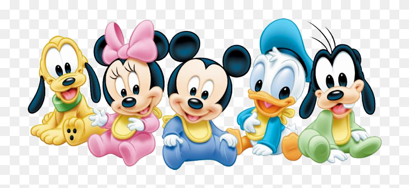 743x327 Mickey Mouse The Disney Diva - Younger Brother Clipart