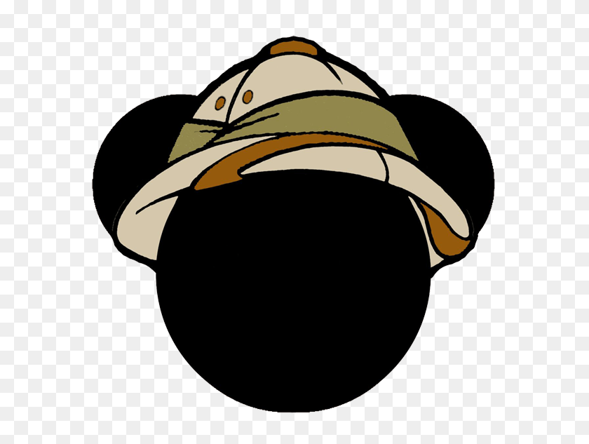 600x573 Mickey Mouse Con Sombrero De Santa Clipart - Mickey Hat Clipart