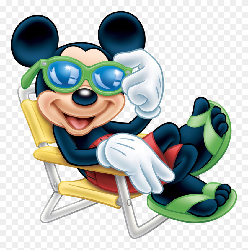 1210x1220 Mickey Mouse Con Gafas De Sol Png Clipart Image - Mouse Clipart Transparent