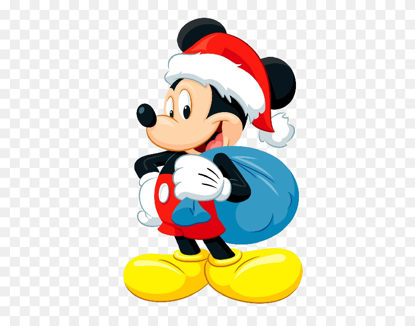 600x600 Рождественские Картинки С Микки Маусом Нажмите На Изображение, Чтобы Увеличить - Защитный Клипарт