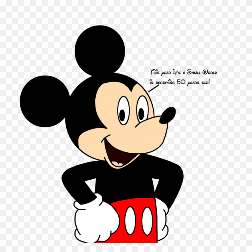 894x894 Mickey Talks About It's A Small World - Its A Small World Clip Art