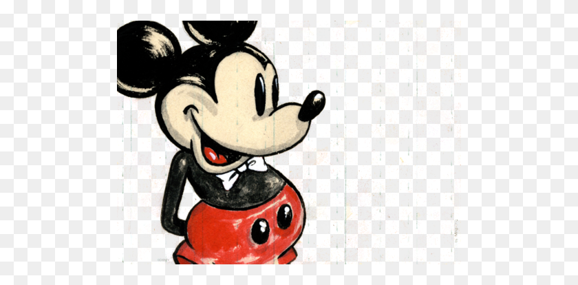 500x354 Mickeymouse Mickey Old Hipster Marco De La Frontera De Freetoedit - Mickey Mouse De La Frontera De Imágenes Prediseñadas