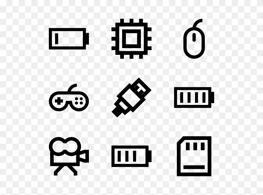 600x564 Microchip Icon Packs - Microchip PNG