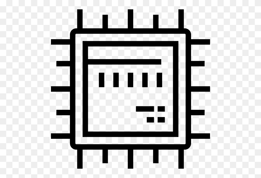 512x512 Microchip Png Icon - Microchip PNG