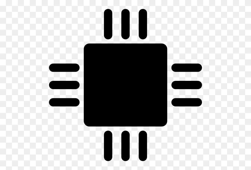 512x512 Microchip Png Icono - Microchip Png