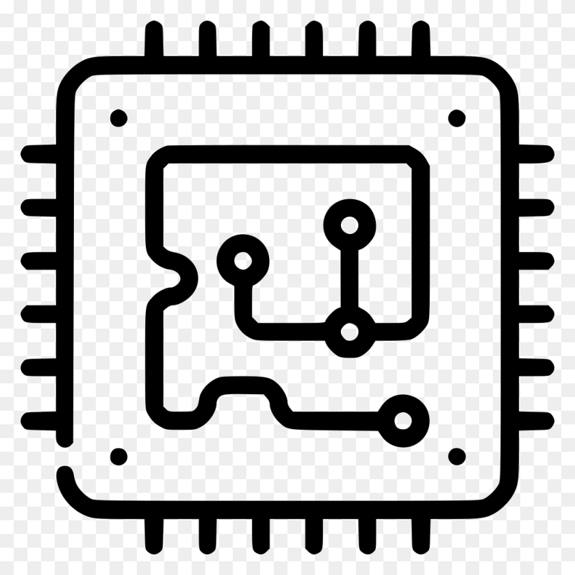 980x980 Microchip Png Icono De Descarga Gratuita - Microchip Png
