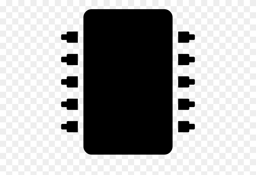 512x512 Microchip, Processor Icon With Png And Vector Format For Free - Microchip PNG