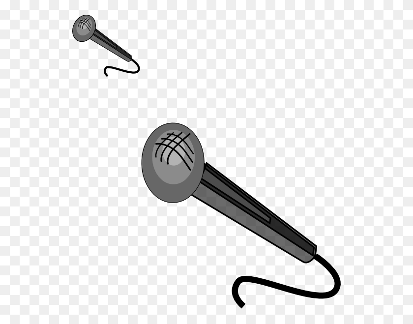 546x599 Microphone Clip Art - Open Mic Clip Art