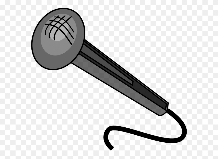 600x553 Microphone Clipart Sketch - News Reporter Clipart