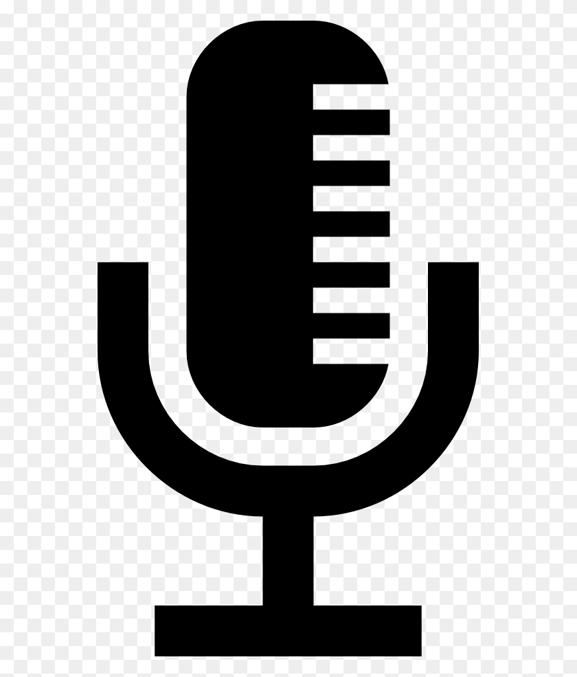 555x925 Microphone Clipart Transparent Background Free - Spotlight Clipart