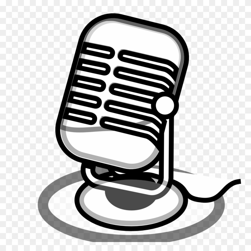 1024x1024 Microphone Coloring Pages Midamericasymposium - Microphone Clipart Black And White