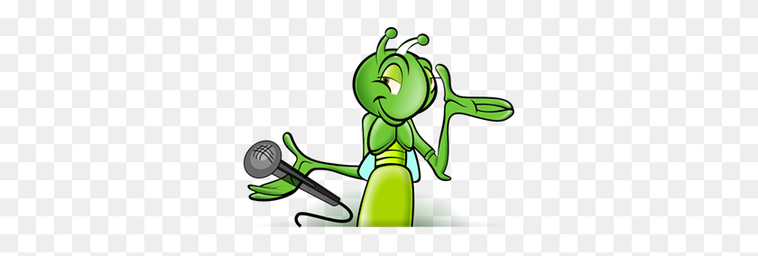 300x224 Microphone Cricket Png, Clip Art For Web - Oreo Clipart