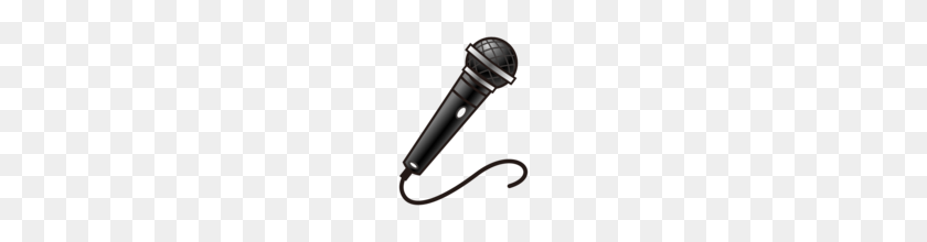 160x160 Microphone Emoji On Emojidex - Microphone Emoji PNG