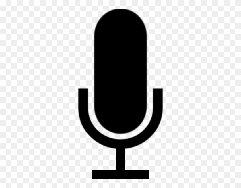 294x596 Microphone Icon Clip Art Free Vector - Microphone Vector PNG