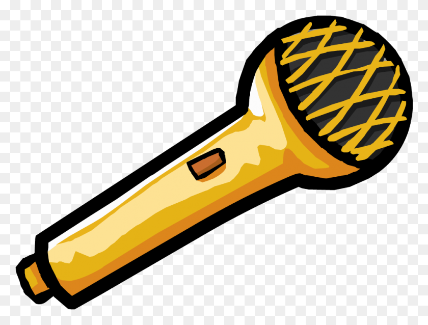 946x702 Microphone Icon Vector - Old Microphone Clipart