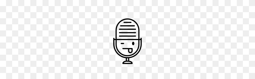 200x200 Microphone Icons Noun Project - Microphone Emoji PNG